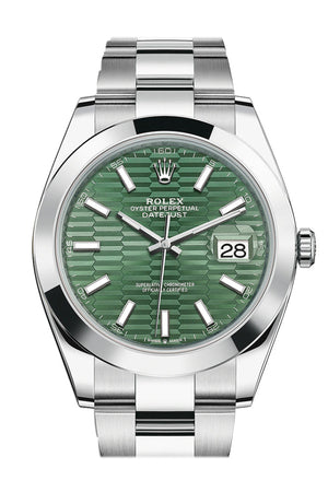 Green rolex best sale datejust