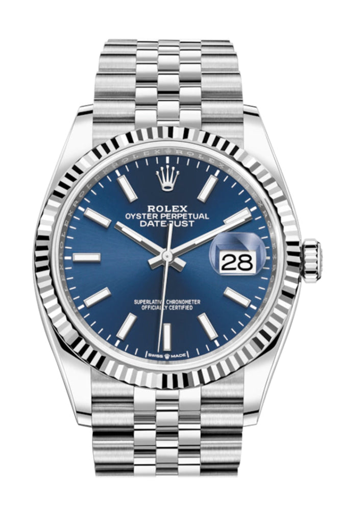 Rolex Datejust 116200 116234 Luxury Watches Online WatchGuyNYC tagged color blue