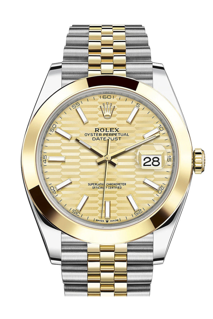 ROLEX 126303 Datejust 41 White Dial Oyster Mens Watch WatchGuyNYC