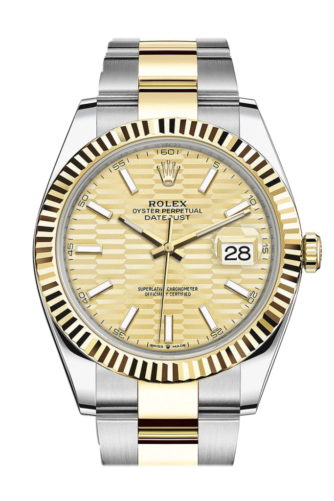 Gold rolex top datejust 41