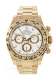 ROLEX Cosmograph Daytona White Dial Gold Men's Watch 116508