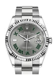 Rolex Datejust 36 Slate Dial Fluted Watch 126234