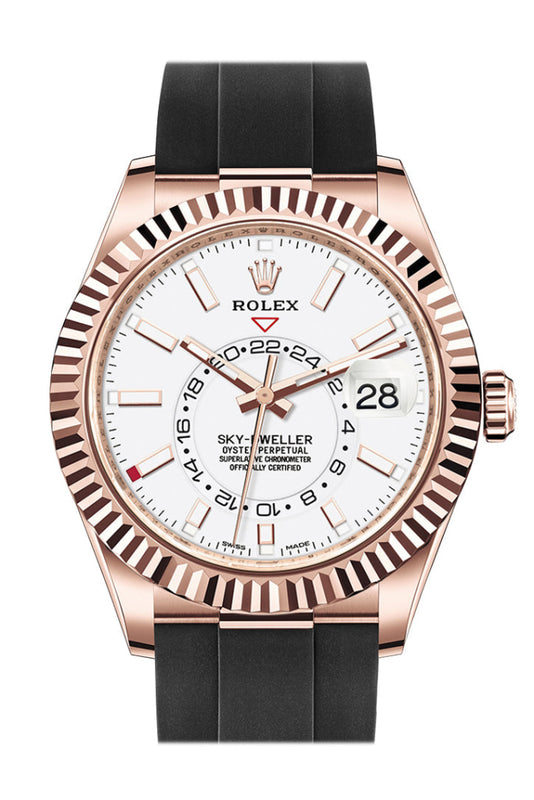 Rolex sky dweller leather band sales