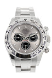 Rolex Cosmograph Daytona Steel And Black Dial White Gold Oyster Mens Watch 116509