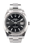 Rolex Datejust 41 Black Dial Automatic Men's Watch 126300