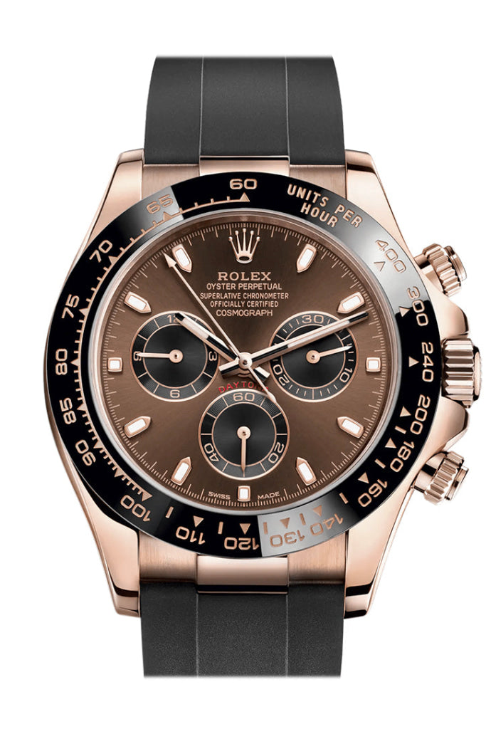 Rose gold rolex daytona with chocolate face Clearance