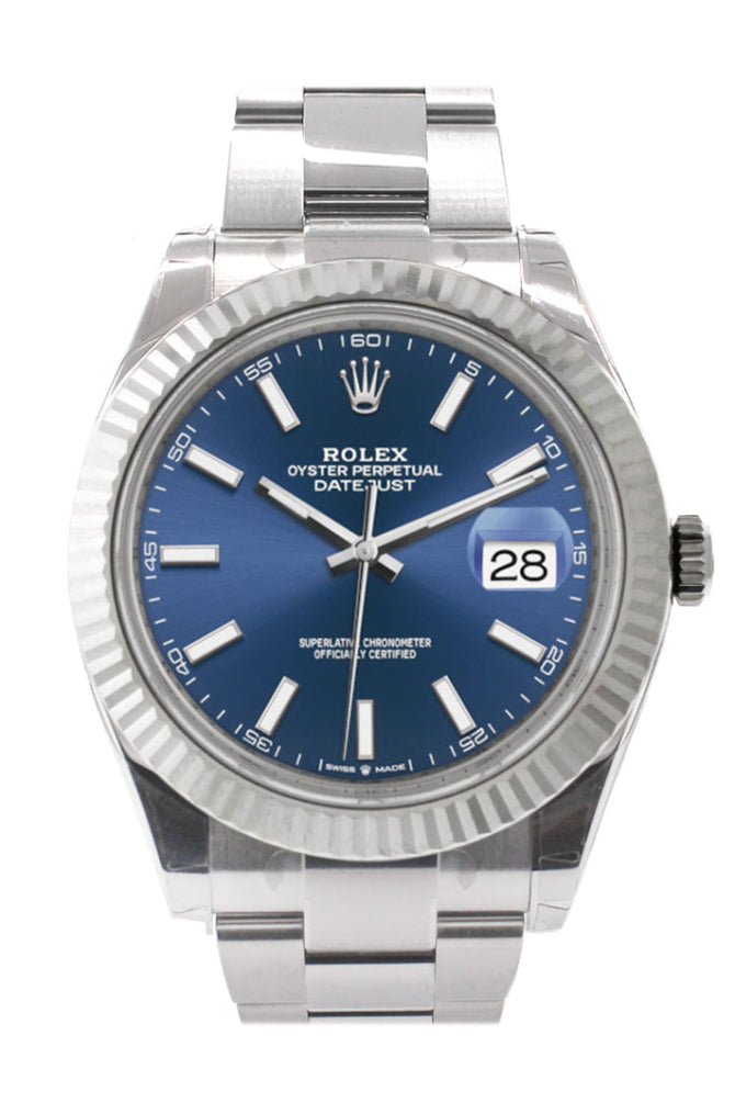 Rolex Datejust 116200 116234 Luxury Watches Online WatchGuyNYC tagged color blue