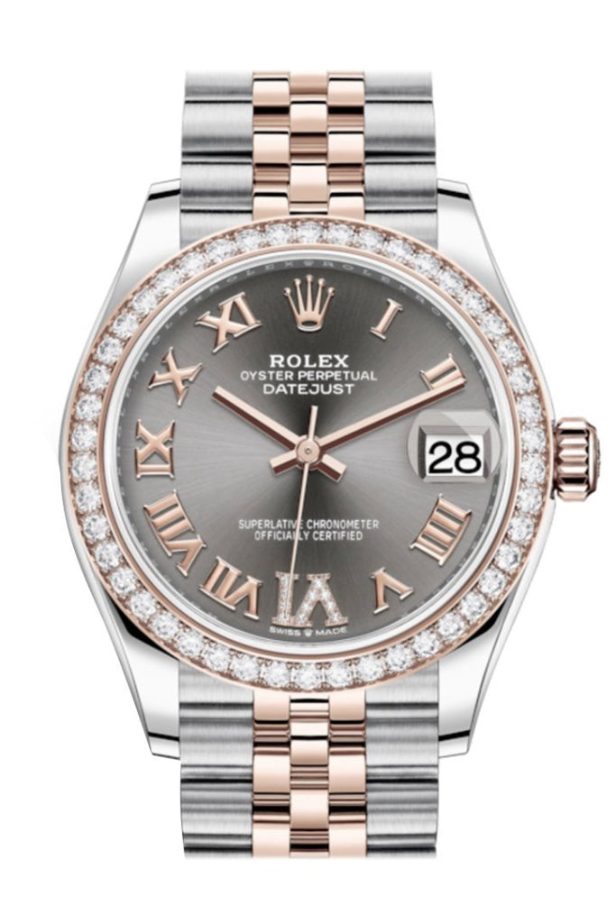 Datejust 31 hotsell rose gold diamond