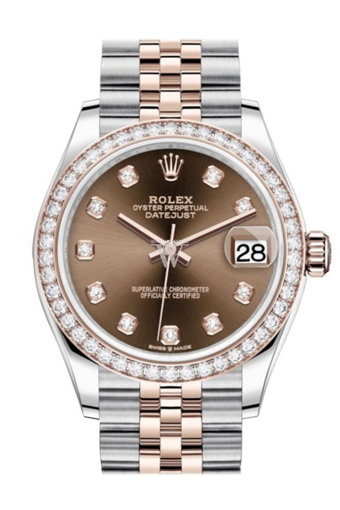 Rolex datejust 31 chocolate Outlet
