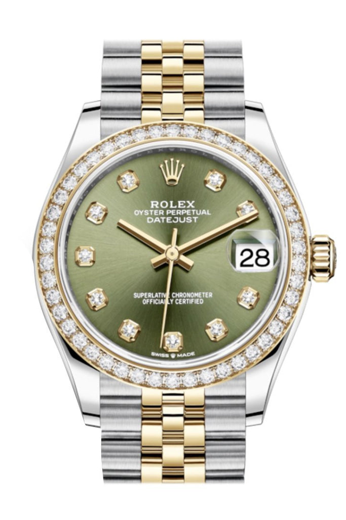 Rolex 278383RBR 278383 Datejust 31 Diamond Bezel Yellow Gold Two