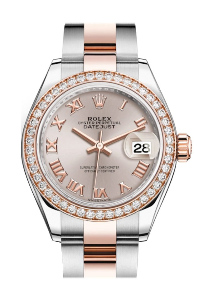 Rolex datejust 28 rose gold hotsell