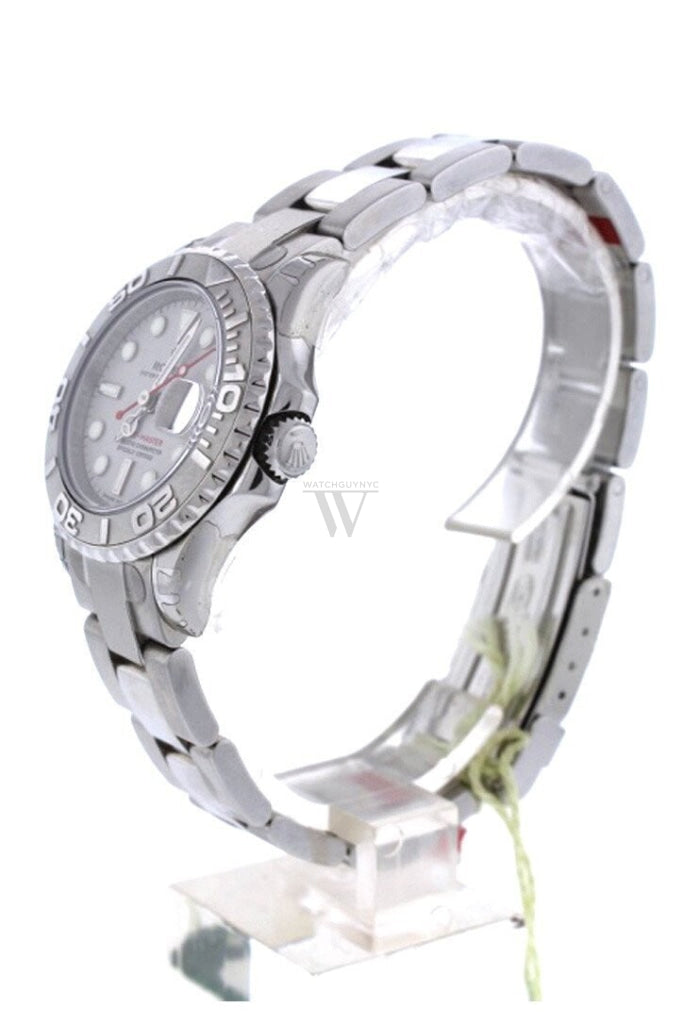 Rolex Steel and Platinum Lady Yacht-Master 29 Watch - Platinum Dial 