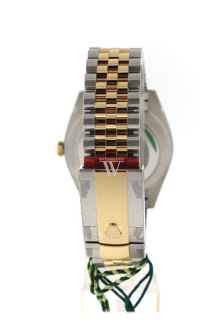 Custom Diamond Bezel Rolex Datejust 31 Silver Jubilee Dial Two Tone 18K Gold Ladies Watch 178243