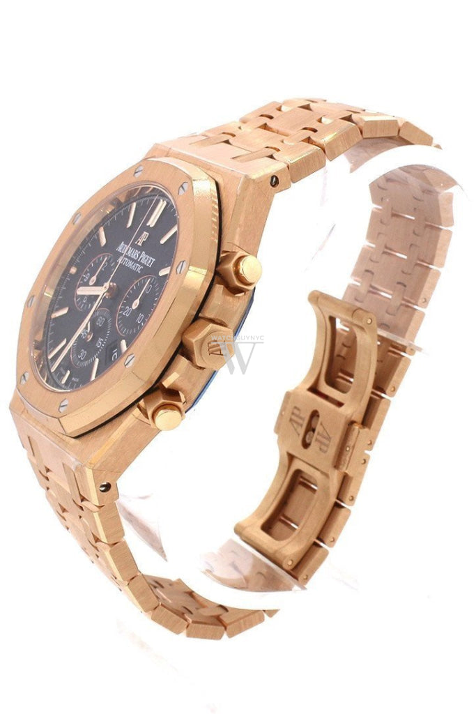 Audemars Piguet 15400OR.OO.1220OR.01 Royal Oak Selfwinding 41mm Black Index  Rose Gold - BRAND NEW