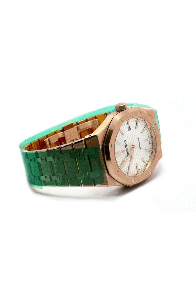 Audemars Piguet Royal Oak Self Winding 41Mm Pink Gold Watch 15400Or.oo.1220Or.02