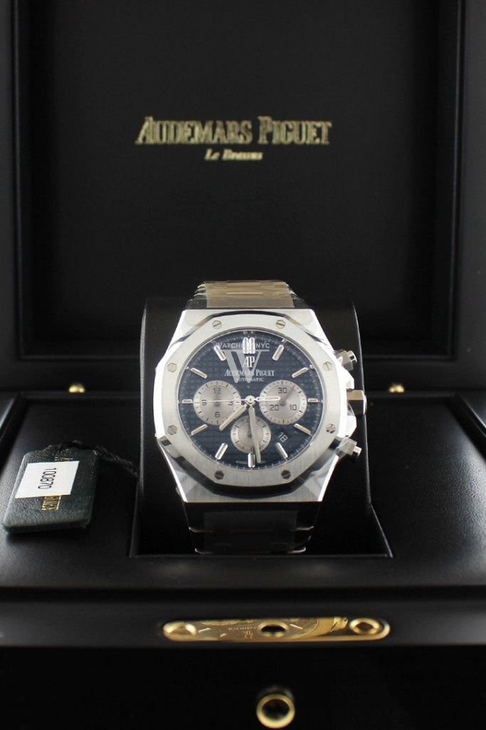 Audemars Piguet Royal Oak 41Mm Blue Dial Stainless Steel Bracelet Men’s Watch