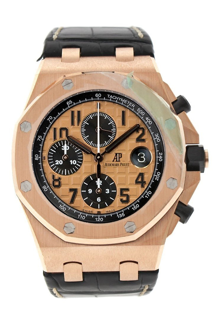 Audemars Piguet Royal Oak Offshore Champagne Dial Rose Gold 26470Or.oo.a002Cr.01 Watch