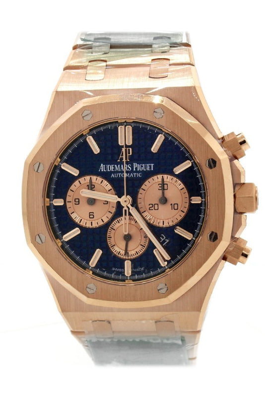 Audemars Piguet Royal Oak Blue Dial Rose Gold 26331OR.OO.1220OR.01