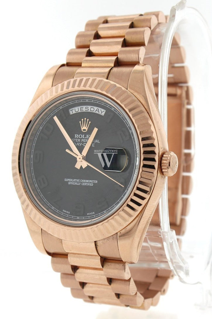 Matte black and gold watch on sale