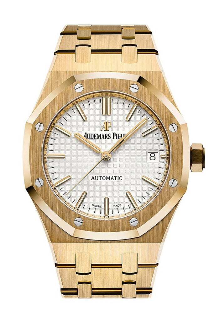 AUDEMARS PIGUET Royal Oak Silver Yellow Gold Ladies 15450BA.OO