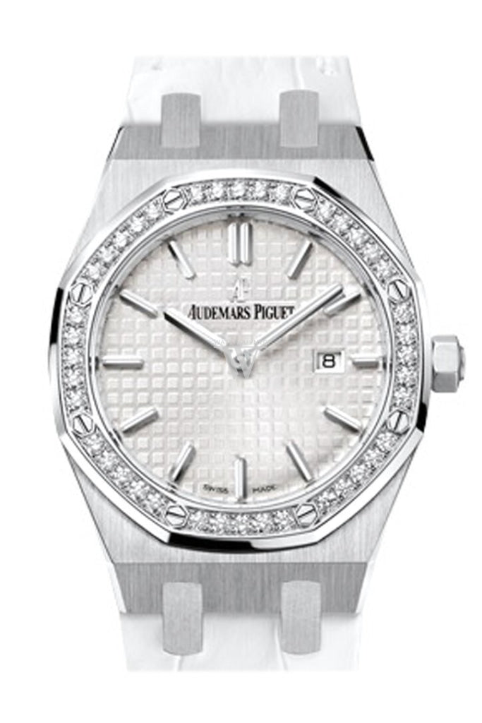 Audemars Piguet Royal Oak Silver toned Dial Diamond 67651ST.ZZ