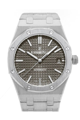 Audemars Piguet Royal Oak Grey Ruthenium Dial Watch 15450ST.OO.1256ST.02 WatchGuyNYC