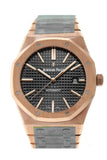 Audemars Piguet Royal Oak 41Mm Black Dial Pink Gold Watche 15400Or.oo.1220Or.01 Watch