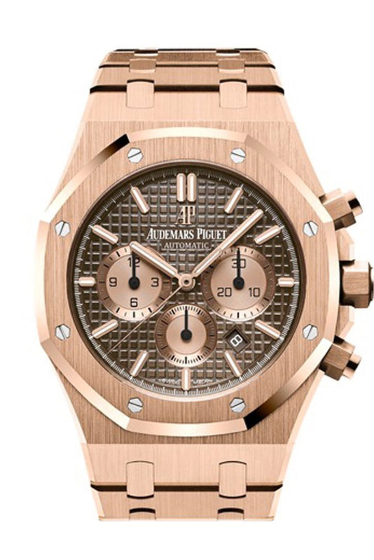 Audemars Piguet Royal Oak 41mm Brown Dial 18K pink gold Bracelet
