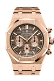 Audemars Piguet Royal Oak 41mm Brown Dial 18K pink gold Bracelet Men's Watch 26331OR.OO.1220OR.02 DCM