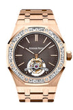 Audemars Piguet Royal Oak 41mm Brown Dial pink Dial 18K Pink Gold Men's Watch 26516OR.ZZ.1220OR.01 DCM