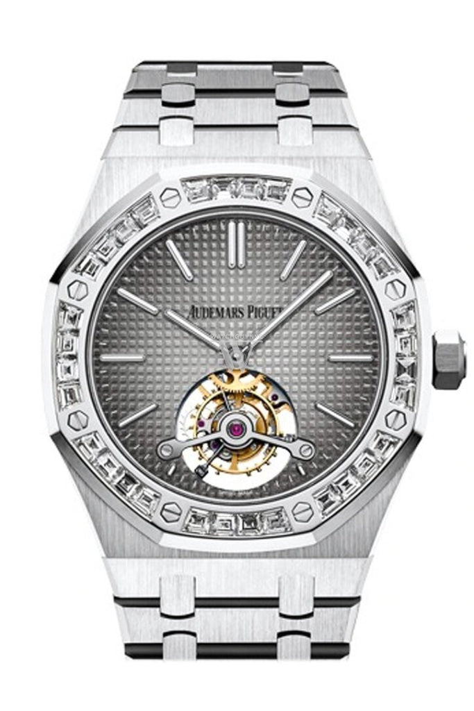Audemars Piguet Royal Oak 41mm Smoked Grey Dial 950 Platinum Men s Watch 26516PT.ZZ.1220PT.01