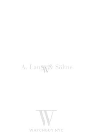 A. Lange & Sohne Saxonia Dual Time 386.032 Watch