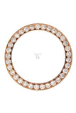Custom Diamond Bezel Rolex Datejust Mens 36Mm 3.75Ct Solid 18K Rose Gold Pink / Si None Custom-Bezel