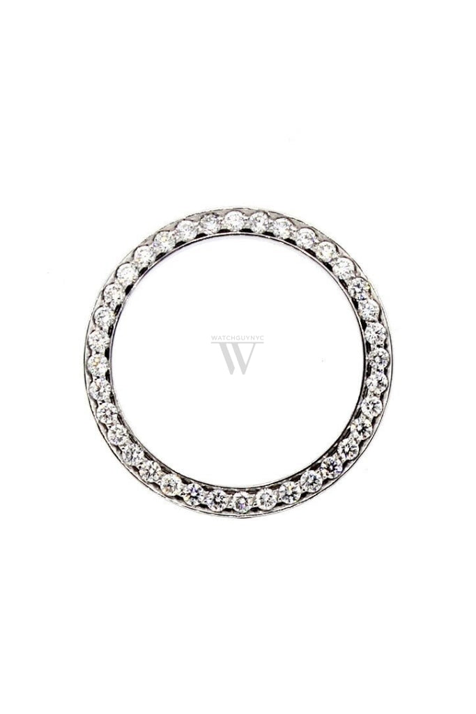 Custom Diamond Bezel Rolex Datejust Mens 26Mm 1Ct Stainless Steel White / Si None Custom-Bezel