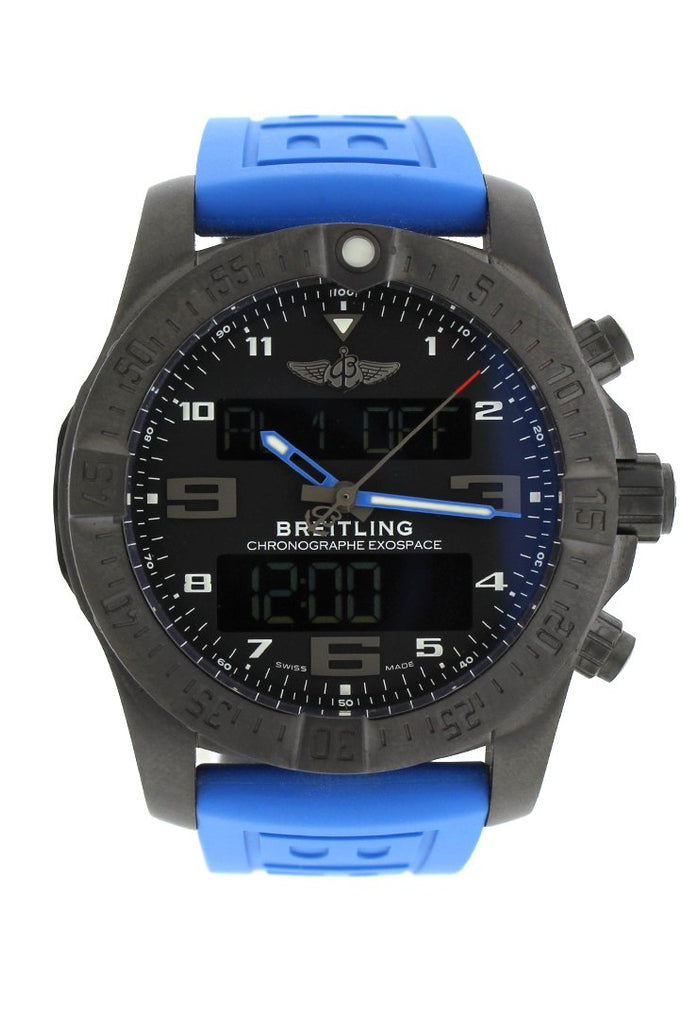 Breitling Exospace B55 Black Titanium Mens Watch Vb5510H2/be45 Pre Owned Pre-Owned-Watches