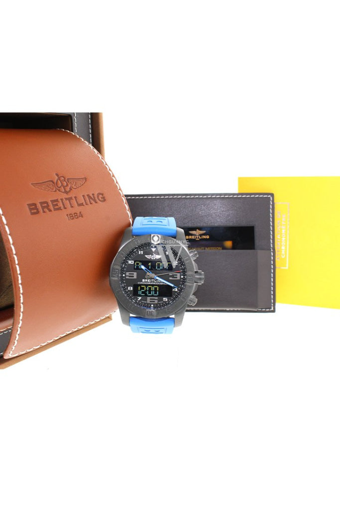 Breitling Exospace B55 Black Titanium Mens Watch Vb5510H2/be45 Pre Owned Pre-Owned-Watches