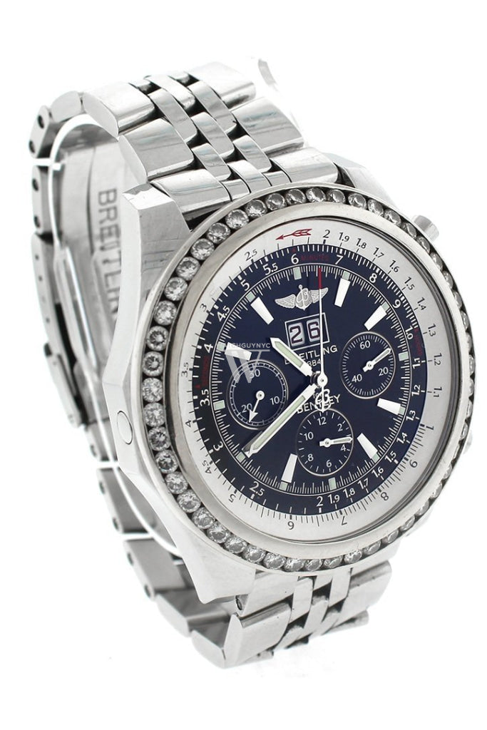 Breitling diamond bezel mens hotsell watch