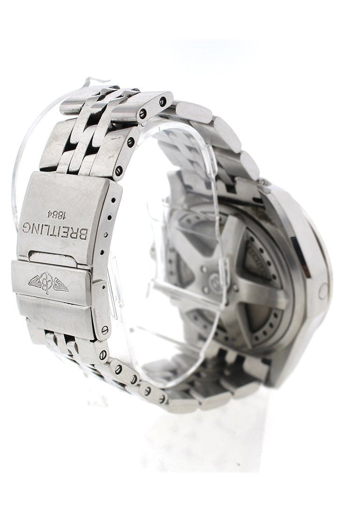 Breitling Custom Diamond Bezel Bentley 6.75 Mens Watch A4436212-B728Ss Watches