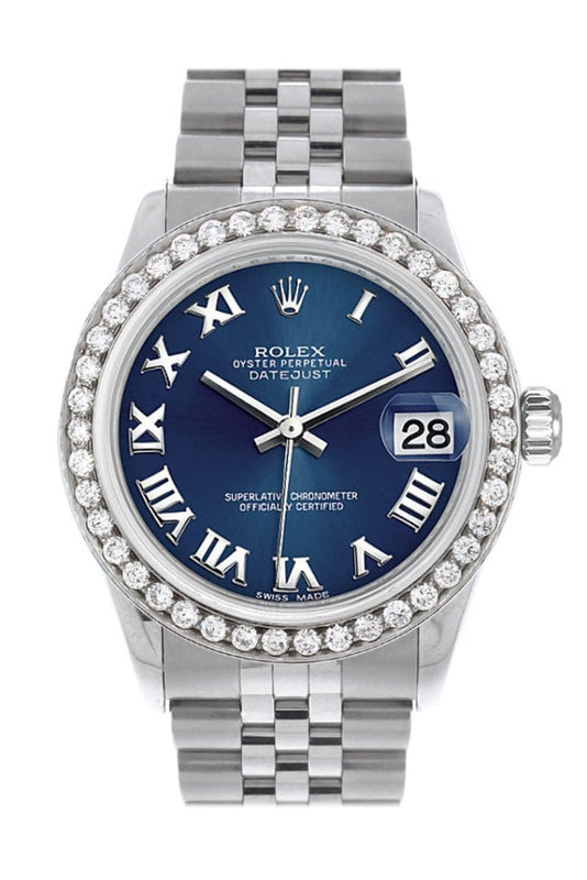 Rolex blue face outlet ladies
