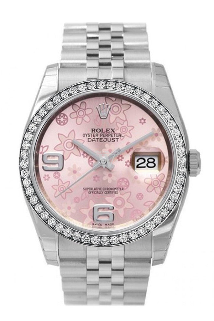 Rolex datejust 2025 pink face