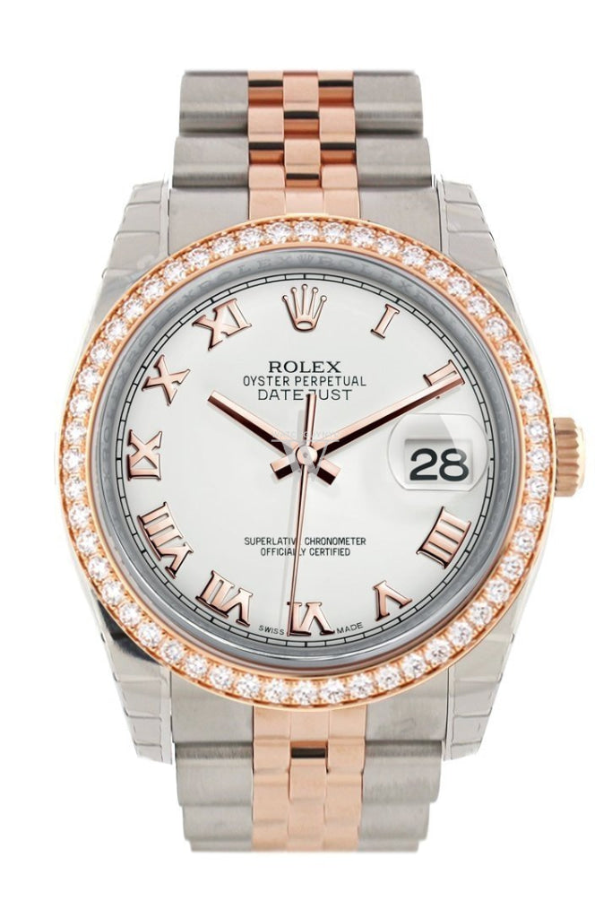 Rolex datejust 36 2 sale tone