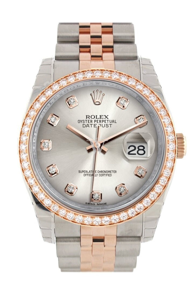 Rolex datejust 36 diamond bezel on sale