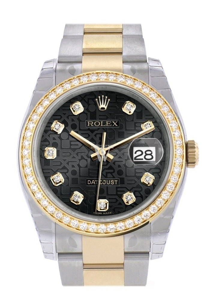 Rolex Datejust Custom Diamond Bezel 116203 116233 | WatchGuyNYC