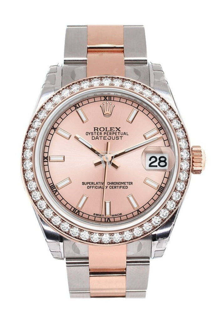 Rolex Datejust Custom Diamond Bezel 178241 WatchGuyNYC