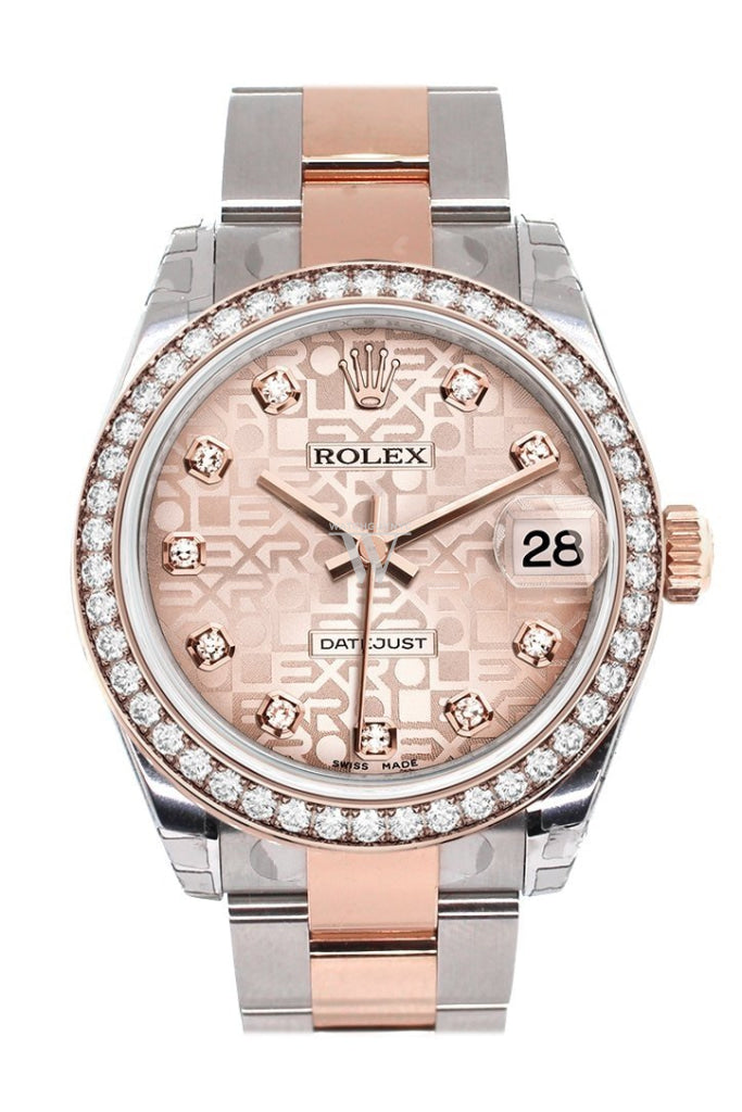 Rolex Datejust Custom Diamond Bezel 178241| WatchGuyNYC