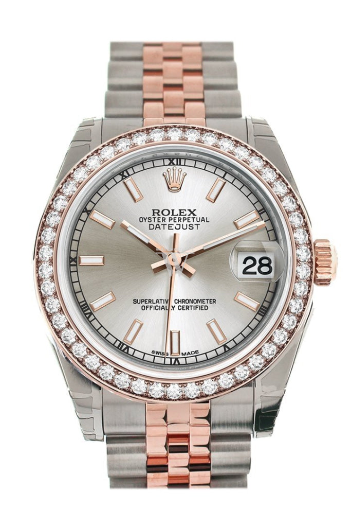 Womens rolex cheap diamond bezel
