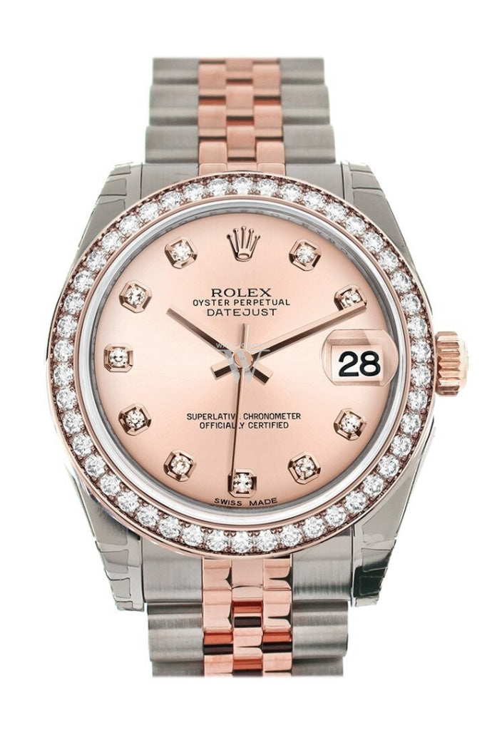 Rolex Datejust Custom Diamond Bezel 178241 WatchGuyNYC