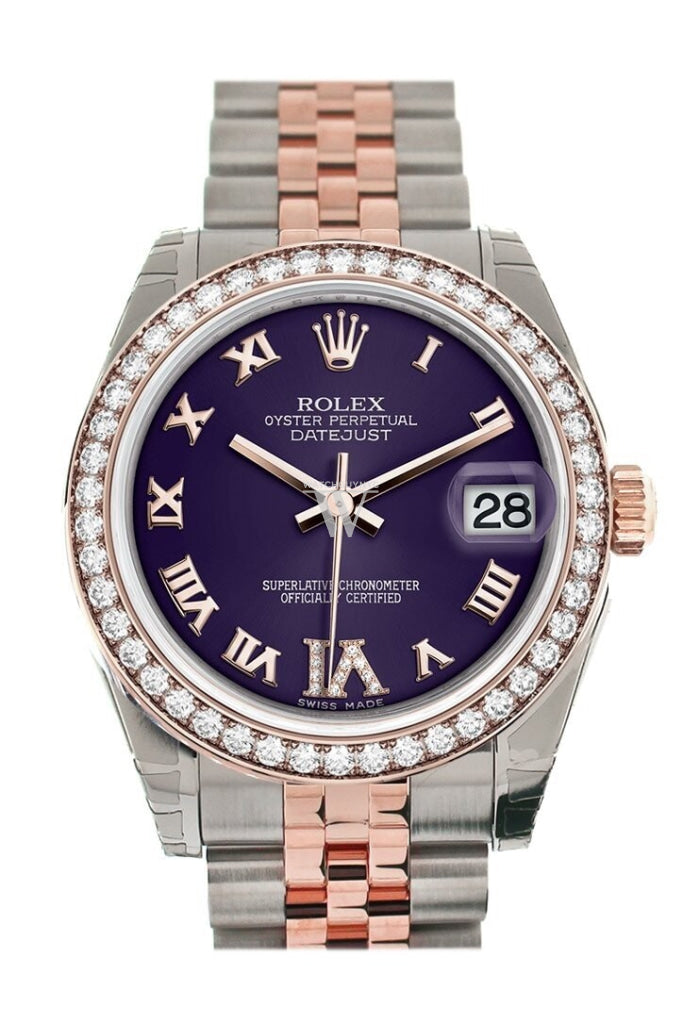 Rolex cheap purple dial