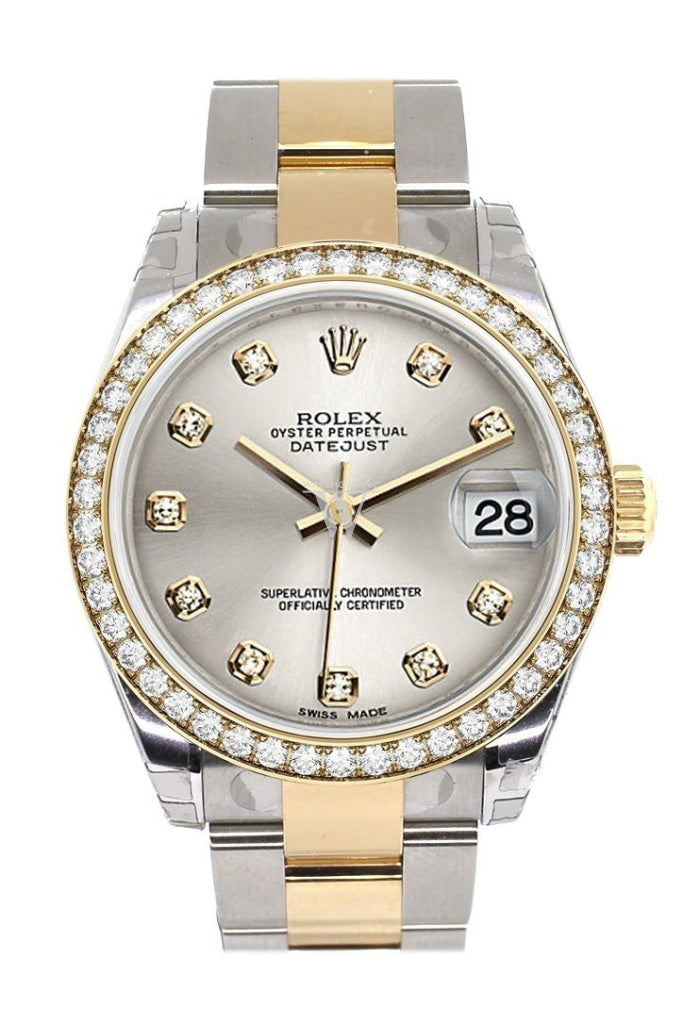 Rolex oyster perpetual datejust diamond bezel clearance