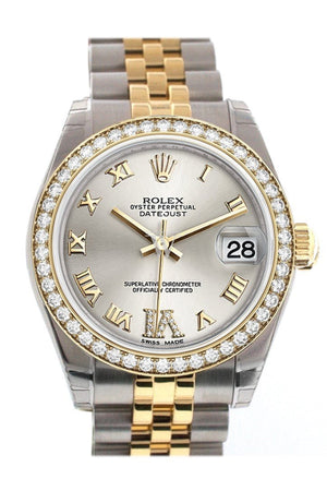 Rolex oyster gold and silver top